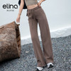 elina一恋普拉提秋冬新款休闲运动高腰直筒加厚阔腿卫裤E-531 商品缩略图2