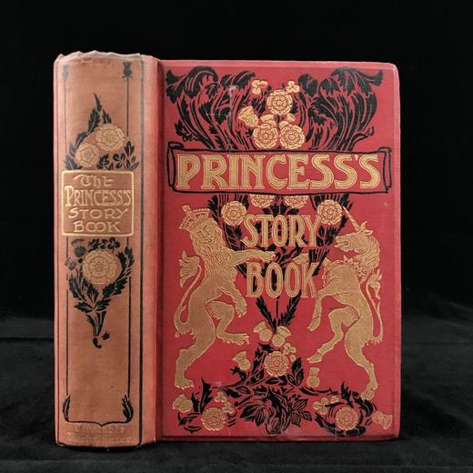 1902年 公主故事集 数十幅插图 漆布精装32开 商品图0