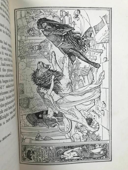 1919年 安德鲁·朗格《棕色童话书》 8幅彩色与大量黑白插图 漆布精装32开 商品图13