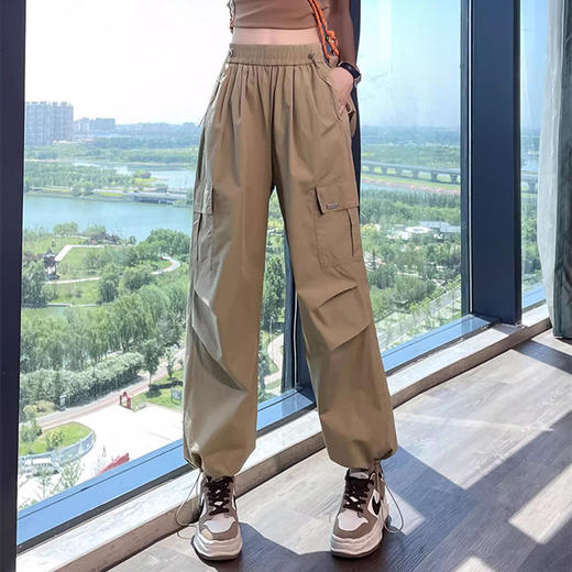 裁缝学苑AQ381户外登山伞兵运动束脚裤子工装裤纸样女装打板图纸 商品图3