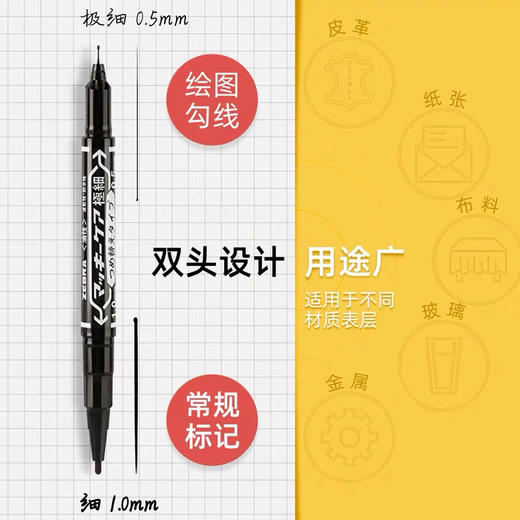 斑马YYTS5-CS-BK蜡笔小新限定记号笔/黑色 商品图1