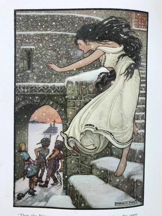 1916年 俄国故事集 Frank C. Papé16幅彩色与大量黑白插图 漆布精装大32开 商品图13