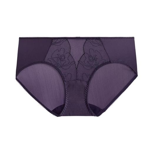 爱慕玫瑰丝语内裤女棉质底裆性感蕾丝中腰平角裤 商品图2