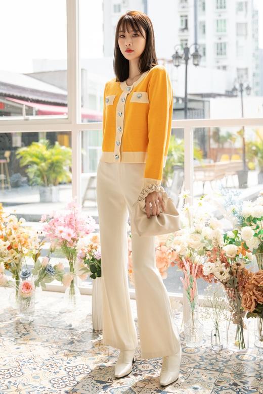 amadella 小香风醒目撞色针织开衫 14678 商品图5