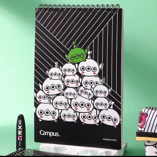 国誉 迪士尼/塔卡沙系列B5双螺旋速记本线圈本 88g/本（颜色图案随机） 商品图3