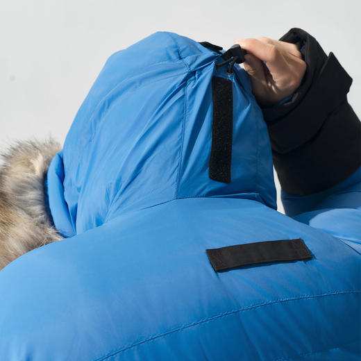 北极狐 白鹅绒大毛领羽绒服加厚800蓬松派克大衣 极地滑雪服80634 商品图3