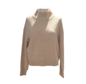 【M1L1】AM杏色半高领毛衫6D8810450160