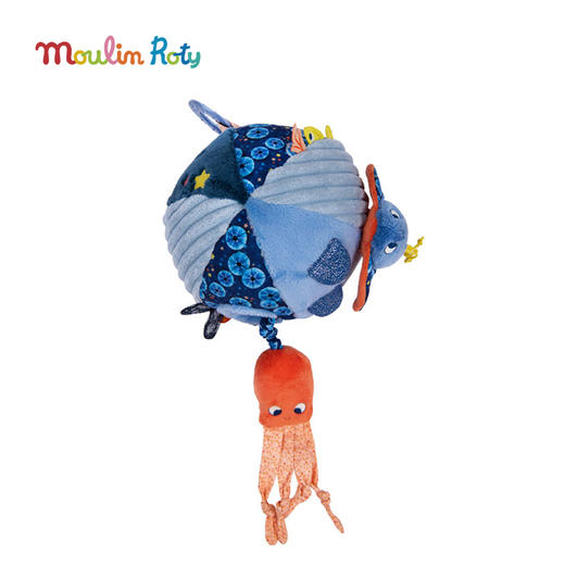 Moulin Roty  保利的冒险之旅主题 儿童软球 适合1岁+ 球体饱满柔软 不易受伤 保利的冒险之旅系列 法国品牌-676510 商品图9