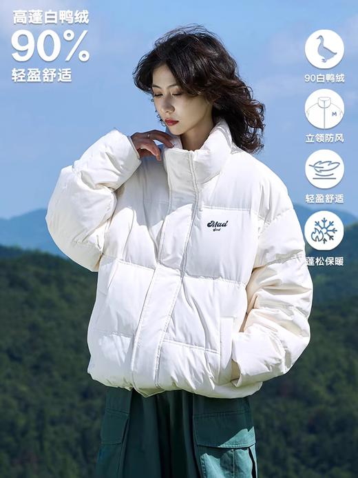 马得工地/MDGDYR244293/星系印花基础羽绒服 商品图0