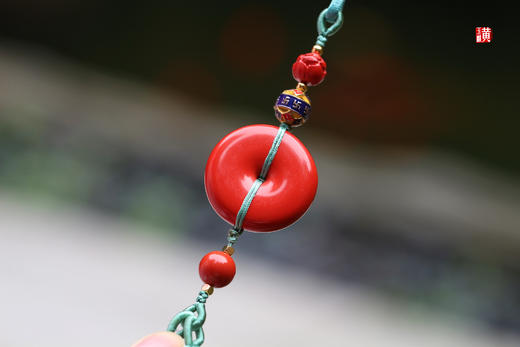 朱砂平安扣挂饰 商品图2