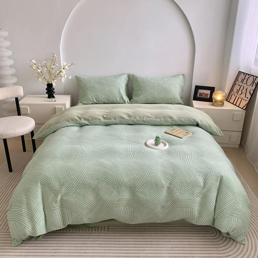 顶柔纯棉磨毛款提花三/四件套套|五星酒店品质，母婴级A类面料 商品图3