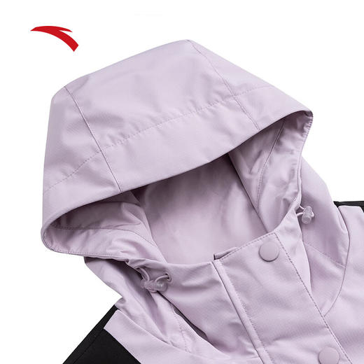 安踏（ANTA）防泼水运动外套 女冬季新款三合一可拆卸保暖梭织两件套162447615 商品图9