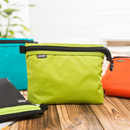 GOX  薄款小号拉链袋  防泼水尼龙收纳包 商品图1