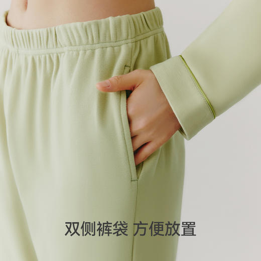 Threegun三枪 【朵绒棉】翻领长袖开襟女士家居套-82334D021 商品图9