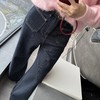 PIANAI冷小姐# 怕冷星人福音~磨毛加厚明线复古牛仔裤 商品缩略图1