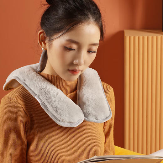 赛亿  暖肩宝  电热暖肩宝-NJ29C 灰色护颈单面长绒光袋 商品图6