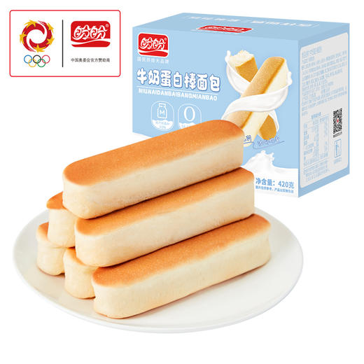 盼盼 牛奶蛋白棒面包420g 商品图0