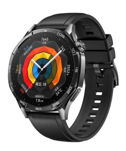 华为 WATCH GT 5 智能手表 砂砾棕 复合素皮表带 46毫米 商品图1