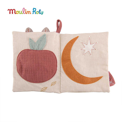 Moulin Roty  猴面包树下故事 多功能感官布书 适合0岁+ 生动形象 安全耐用 猴面包树下系列 法国品牌-669082 商品图6