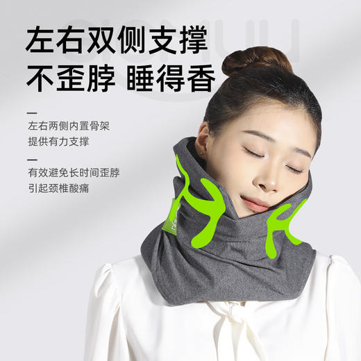 u型枕飞机护颈枕旅行火车硬座旅游便携u形枕坐车长途高铁睡觉神器 商品图0