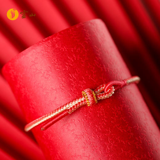 灵山开运金·鸿运·吞钱金蛇黄金手绳 商品图4