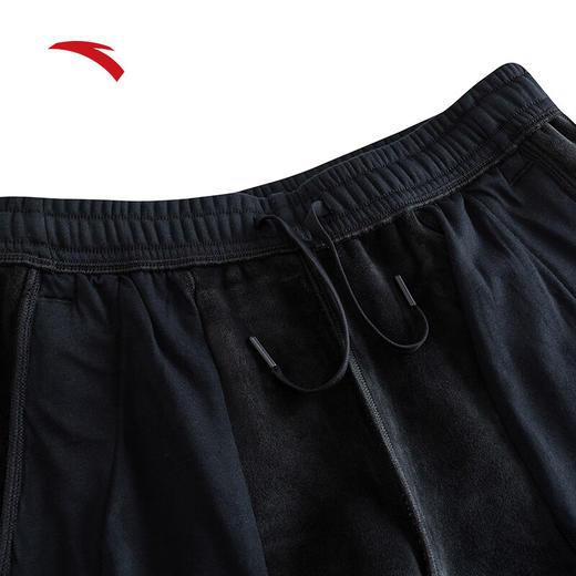 安踏针织运动长裤 女2024冬季新款束脚休闲健身裤子卫裤162447310N 商品图1