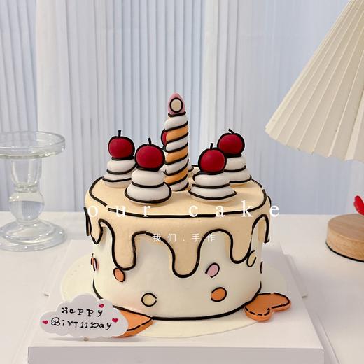 多款式~二次元漫画蝴蝶结/蜡烛蛋糕 -低糖处理无添加 商品图5
