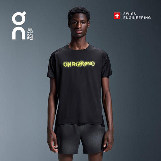 ON 昂跑 Performance-T Lumos 男款速干吸汗休闲跑步运动反光T桖 商品图0