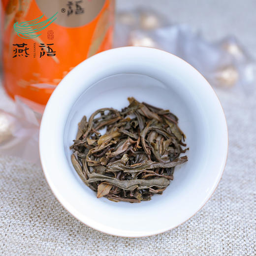燕语双燕朝阳生茶龙珠铁罐装100g 商品图5