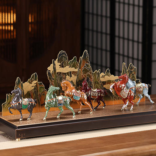 【预售】朱炳仁丨千秋骏业 铜摆件 商品图3