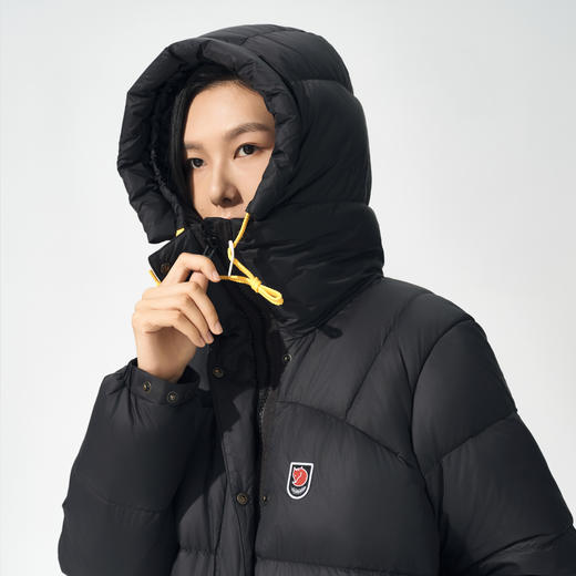 北极狐 长款白鹅绒羽绒服女士 防风保暖户外极地探险鹅绒服86126 商品图3