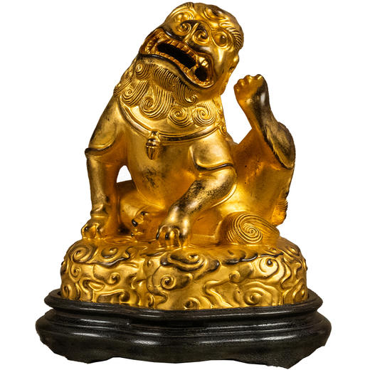 清 木胎漆金瑞兽香薰 商品图5