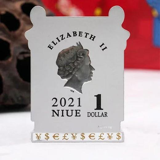 世界首枚春联纪念银币 999纯银5克 商品图4