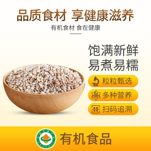 【新鲜市集】食在有方 有机薏仁米 820g（保质期至2026年3月） 商品图3