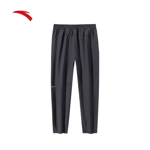 安踏加绒运动长裤 女冬季新款高腰直筒跑步休闲运动裤子162447510N 商品图0