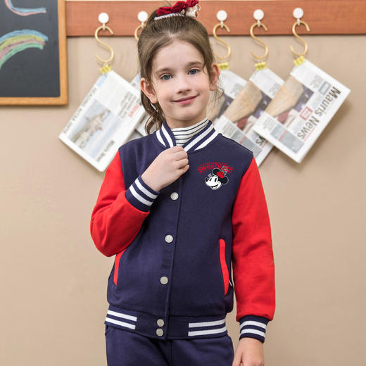 女童冬季外套2024新款儿童棒球服秋冬款女大童加绒上衣小女孩衣服 商品图4