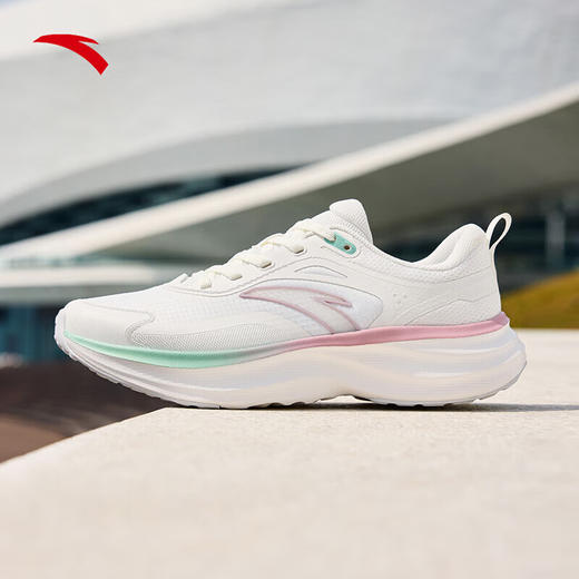 安踏（ANTA）轻云丨女鞋舒适减震回弹运动鞋健步休闲鞋女跑鞋轻便122445506 商品图2