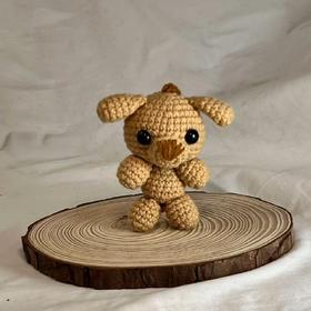 秋秋手作 小黄狗挂件