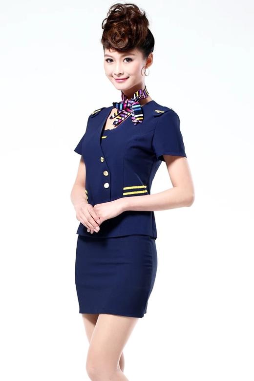 前台接待工作制服美容师制服女套装 商品图3