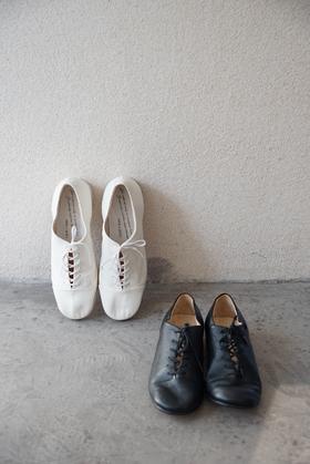 SHOE &SEWN2色NICE绑带手工鞋