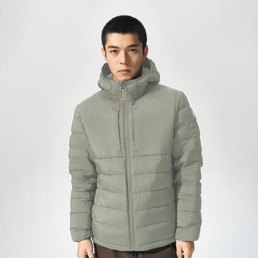 北极狐 男士白鹅绒羽绒服 2024新款加厚保暖短款鹅绒服09242121 商品图2