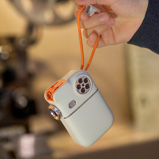 幻响AC墙插充电宝s13自带线充电插头充电器适用苹果15/16华为手机超级快充小巧便携式新款大容量移动电源 商品图5