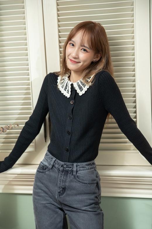 amadella 镂空领针织开衫 14706 商品图1