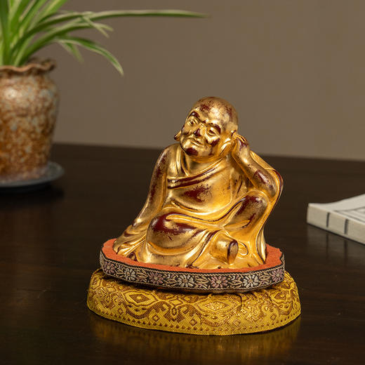 清 紫檀漆金罗汉像 商品图1