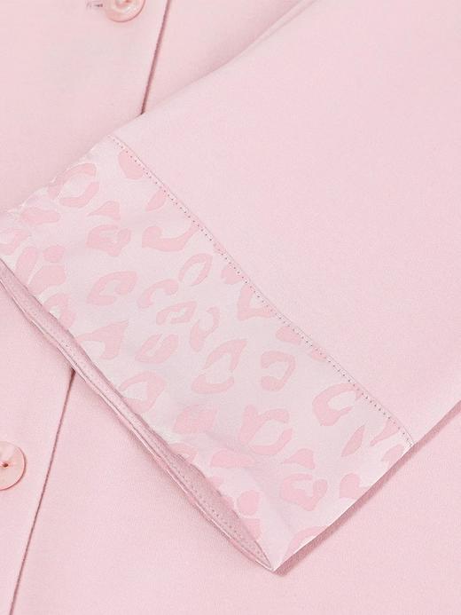 爱慕24秋冬亲肤暖丝睡衣女含真丝开衫长袖分身家居套装 商品图4