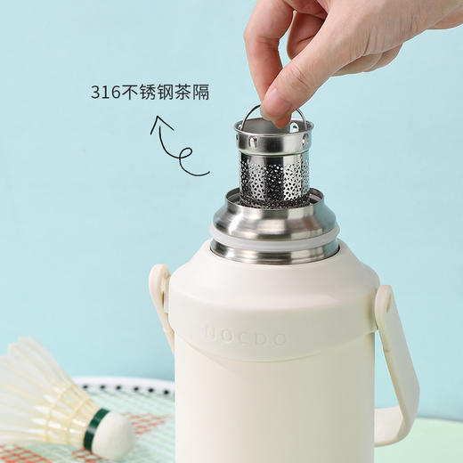 【新款316保温杯】大容量家用保温瓶 茶水分离便携不锈钢水杯保温水壶 商品图1