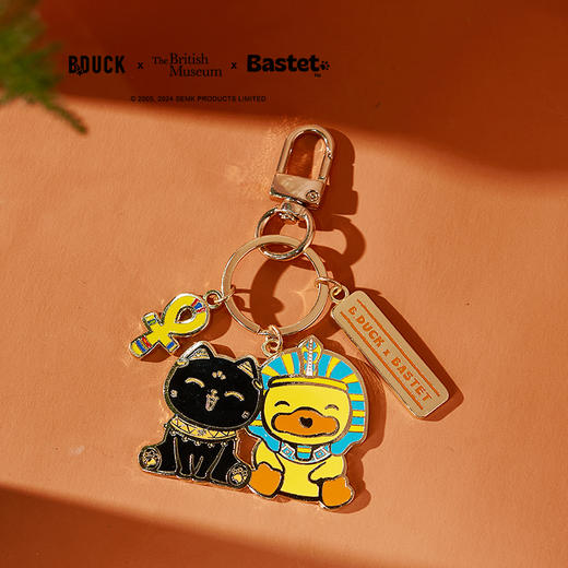 大英博物馆Bastet X B.Duck小黄鸭系列金字塔钥匙扣 商品图0