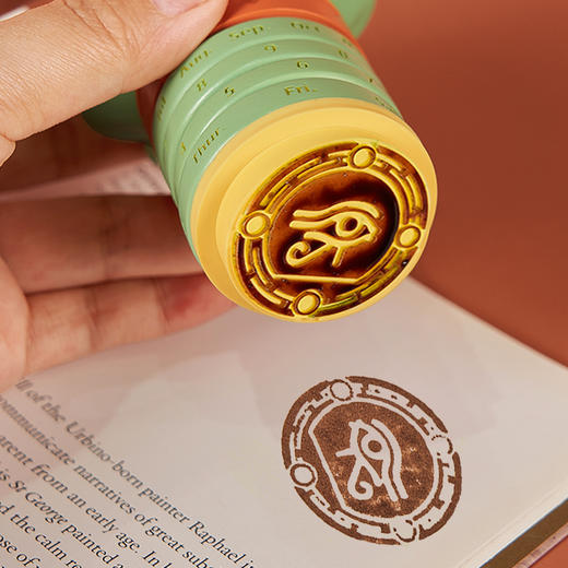 大英博物馆 盖亚·安德森猫和她的朋友们系列 埃及法老猫 万年历扭扭印章摆件 商品图3