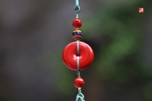朱砂平安扣挂饰 商品图3