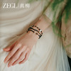 ZEGL设计师落日鎏金虎眼石手串珍珠手链女黑玛瑙串珠秋冬叠戴手饰 商品缩略图2